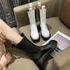 Women Chunky Heel Ankle Boots - MakenShop