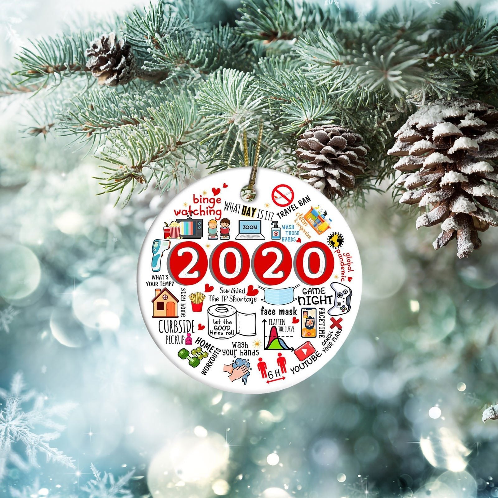 🎄2020 Annual Events Christmas Ornament🎄 - MakenShop